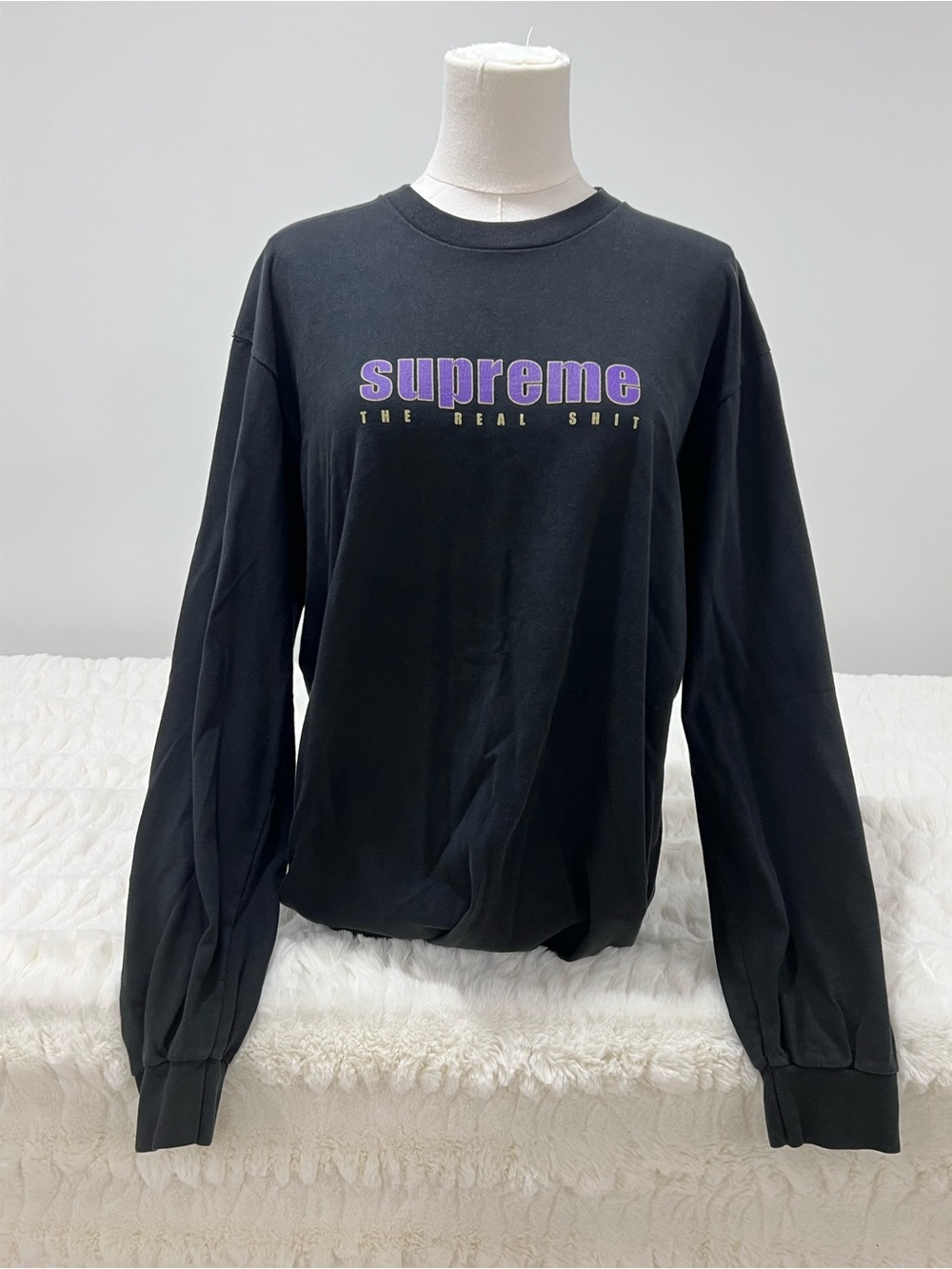 Supreme Black Long Sleeve Shirt